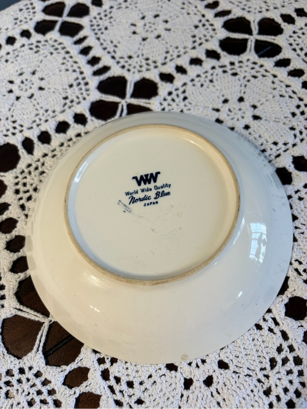 Vintage WW Nordic Blue Bowl Japan - Picture 3 of 3